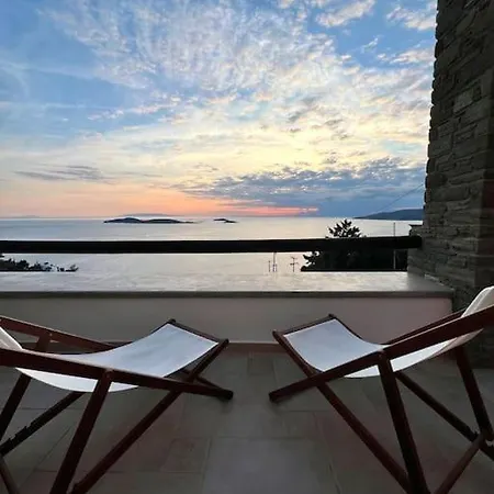 Sea & Sunset Terrace - Island House By Hostandros